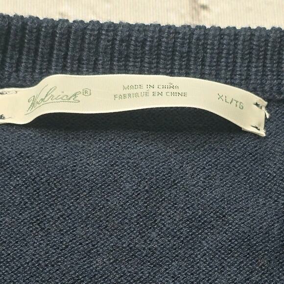 Woolrich Womens Nordic Icelandic Western Cotton Blend Knit Top Size Extra Large - Picture 7 of 11